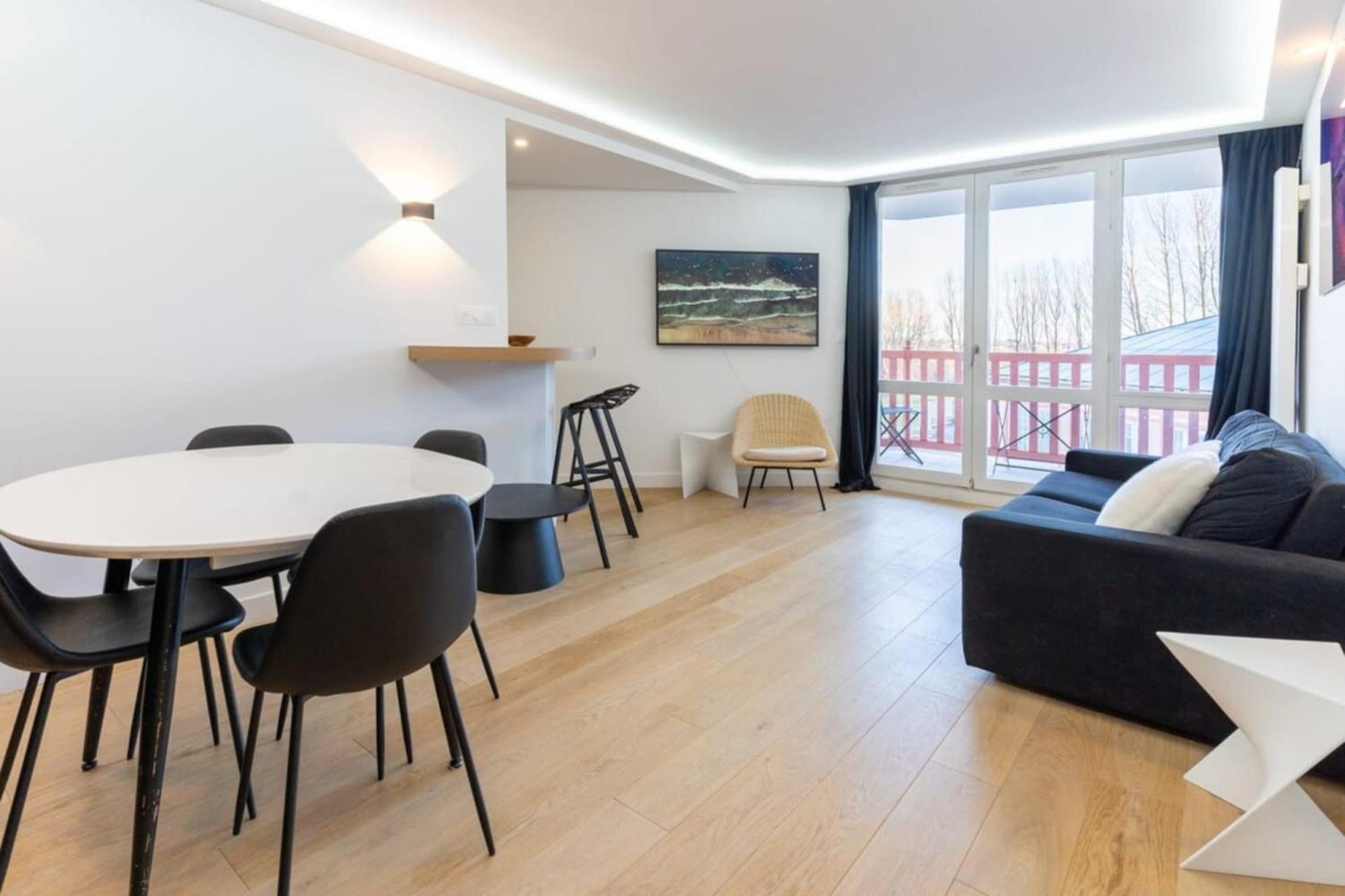 Beautiful Flat With Swimming Pool Tennis Court And Parking 148 Le Touquet Buitenkant foto